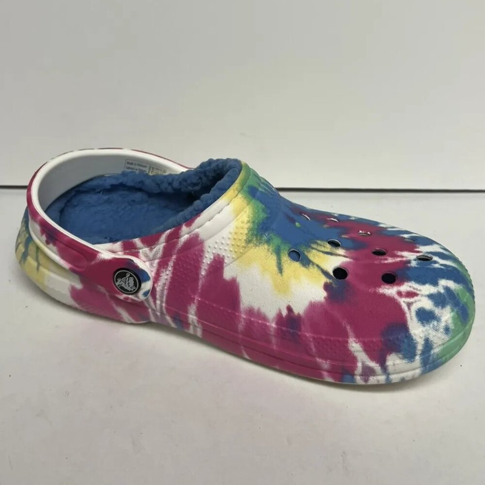 Crocs Women's Classic Lined Clogs Multi, Size 8